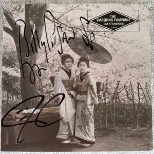 Smashing Pumpkins SIGNED Billy Corgan & Jimmy Cham LP Live at Kawasaki LP Vinyl