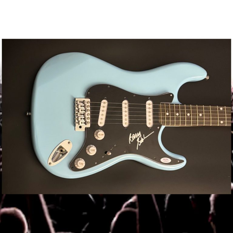 PSA  Boston Band Guitarist  * BARRY GOUDREAU *  Signed Electric Guitar  COA