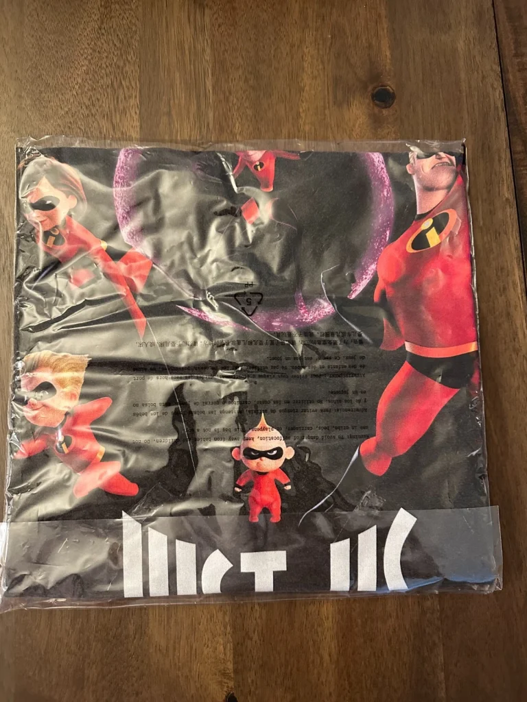KITH X PIXAR THE INCREDIBLES JUST US T TEE SHIRT BLACK L LARGE NWT NEW