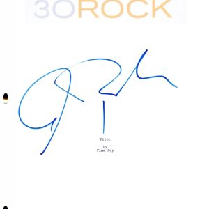 Alec Baldwin Signed 30 Rock Pilot Full Script Authentic Autograph Beckett