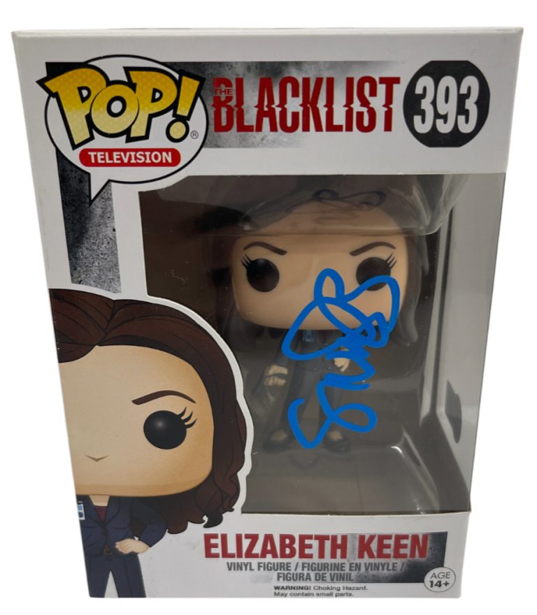 Megan Boone Signed Elizabeth Keen Funko Blacklist Authentic Autograph Beckett