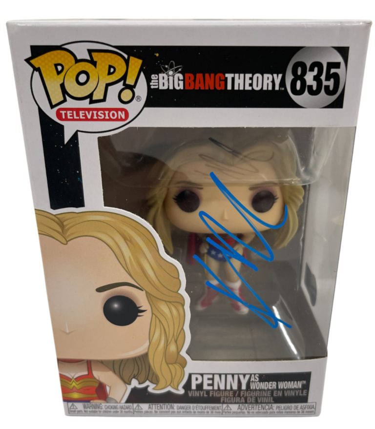 Kaley Cuoco Signed Penny Funko Big Bang Theory Authentic Autograph Beckett
