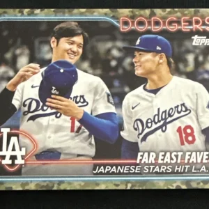 2024 Topps Update Veteran Combos SHOHEI Ohtani/Yamamoto CAMO 20/25 SSP WOW
