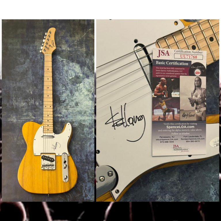 JSA Constant Craving Star * K.D. LANG * Signed Autograph Electric Guitar KD COA