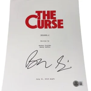Benny Safdie Signed Autograph The Curse Pilot Script Screenplay Dougie Beckett