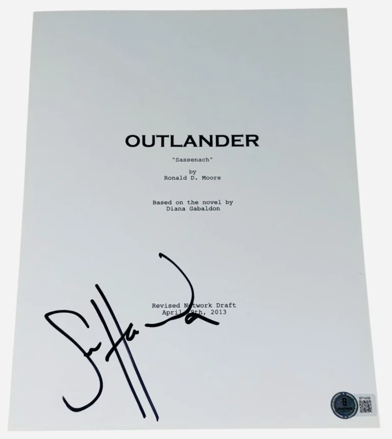 Sam Heughan Signed Autograph Outlander 