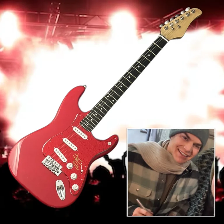 GFA  Queen Band Singer  * ADAM LAMBERT *  Signed Electric Guitar PROOF COA