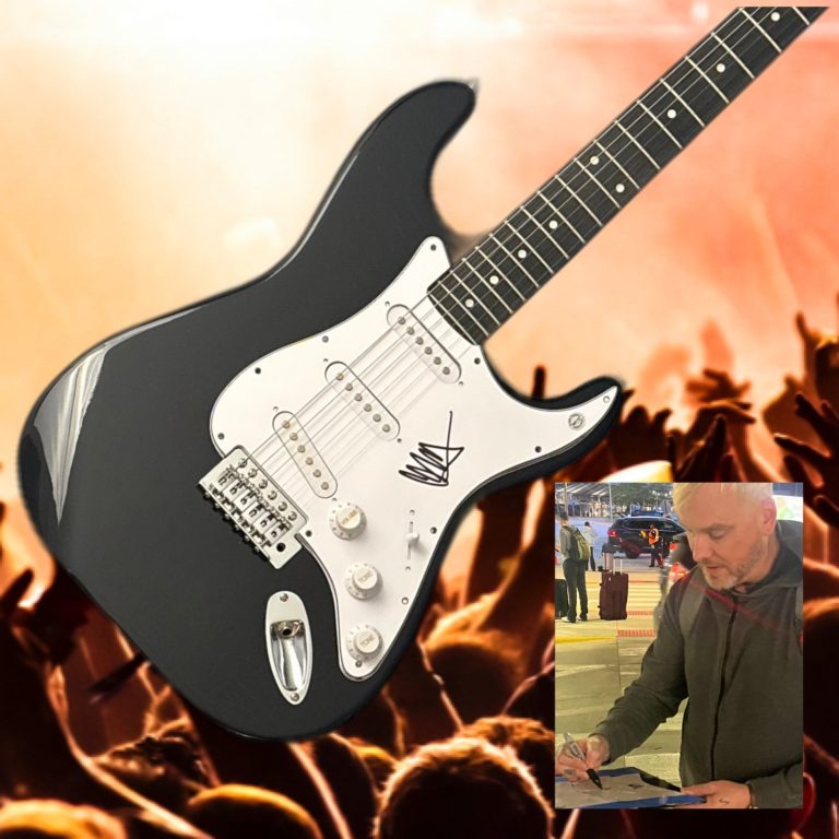 GFA Blink-182 & Alkaline Trio  * MATT SKIBA *  Signed Electric Guitar PROOF COA