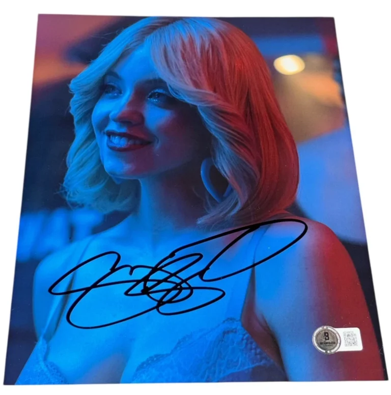 Sydney Sweeney Signed Autograph 8x10 Photo Authentic Euphoria Sexy Beckett BAS