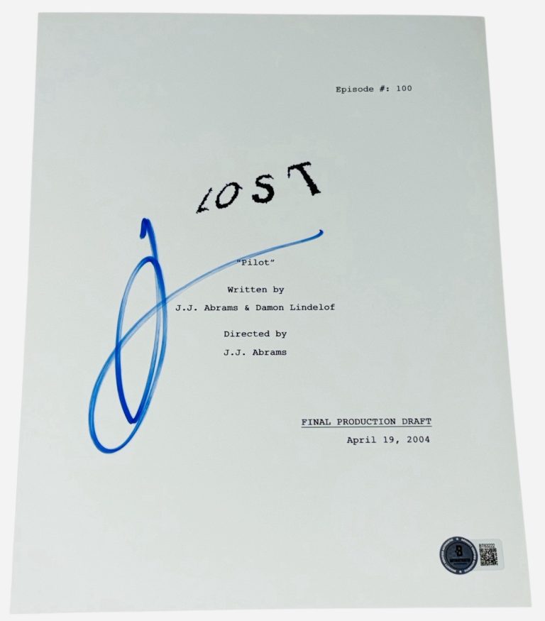 JJ Abrams Signed Autograph Lost 