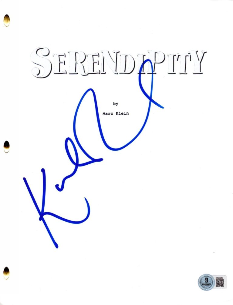 Kate Beckinsale Signed Serendipity Full Script Authentic Autograph Beckett