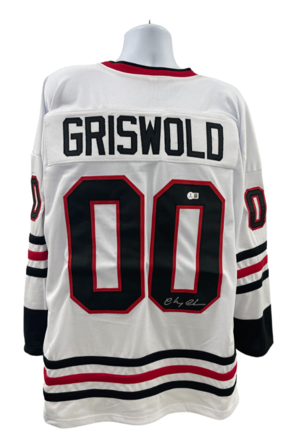 Chevy Chase Signed Griswold National Lampoon's Christmas Vacation Jersey Beckett
