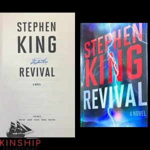 Stephen King signed Revival Hard Cover Book JSA LOA Rare Auto E347