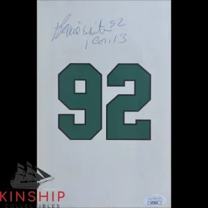 Reggie White signed Minister of Defense Book JSA COA Eagles Football Auto E351