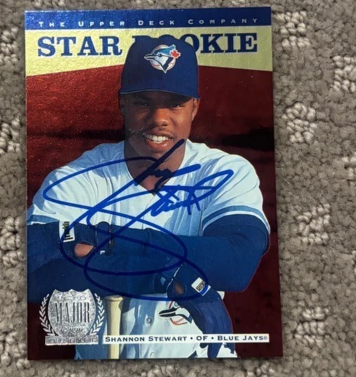 1996 UPPER DECK STAR ROOKIE #233 Shannon Stewart signed autographed card