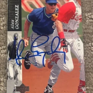 1994 Upper Deck Minor League Baseball Alex Gonzalez signed autographed card #1