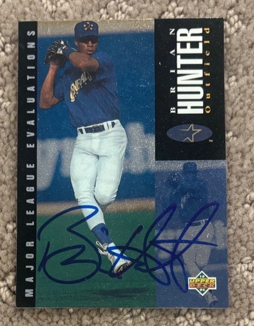 1994 Upper Deck Minor League #159 Brian Hunter signed autographed card