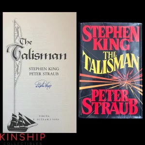 Stephen King signed The Talisman Hard Cover Book JSA LOA Author Auto E357