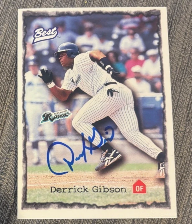 1997 Best Derrick Gibson signed autographed card #40