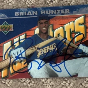 1994 Upper Deck Minor League #100 Brian Hunter signed autographed card