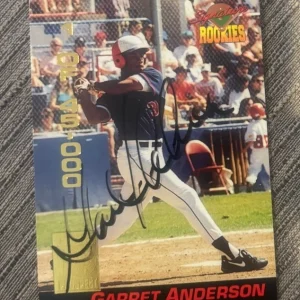 1994 Signature Rookies Garret Anderson signed autographed card #5 Angels