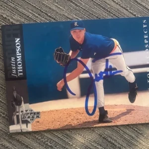 1994 Upper Deck Minor League Justin Thompson signed autographed card #43