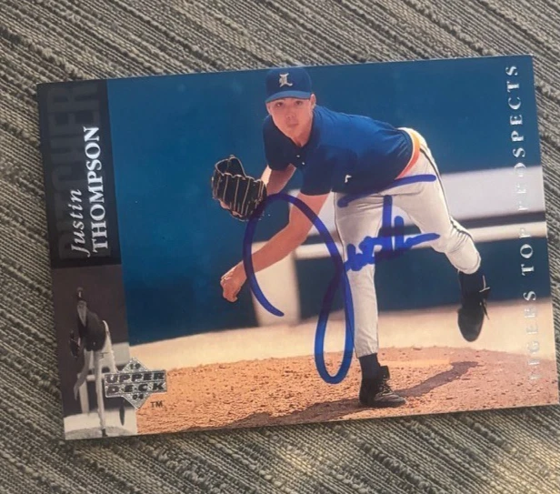 1994 Upper Deck Minor League Justin Thompson signed autographed card #43