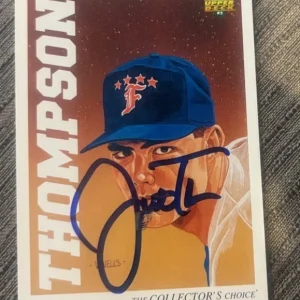 1992 Upper Deck Minor league  Justin Thompson #46 signed autographed Card