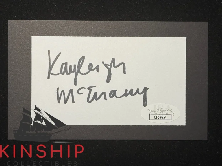 Kayleigh McEnany signed Cut JSA COA President Trump Press Sec Auto Z2448