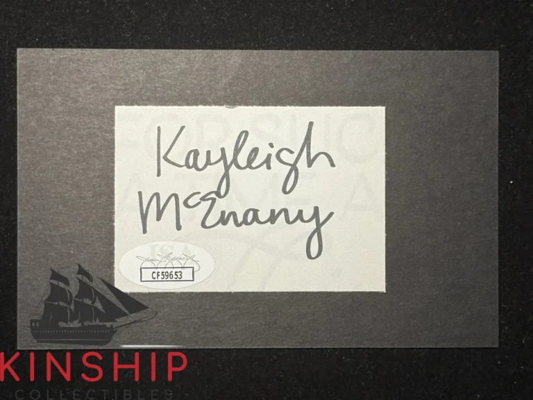 Kayleigh McEnany signed Cut JSA COA President Trump Press Sec Auto Z2449