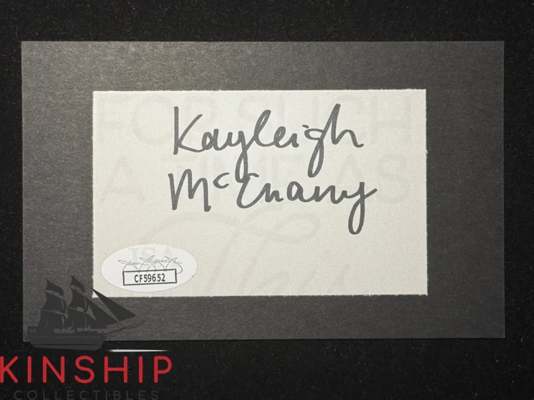 Kayleigh McEnany signed Cut JSA COA President Trump Press Sec Auto Z2450