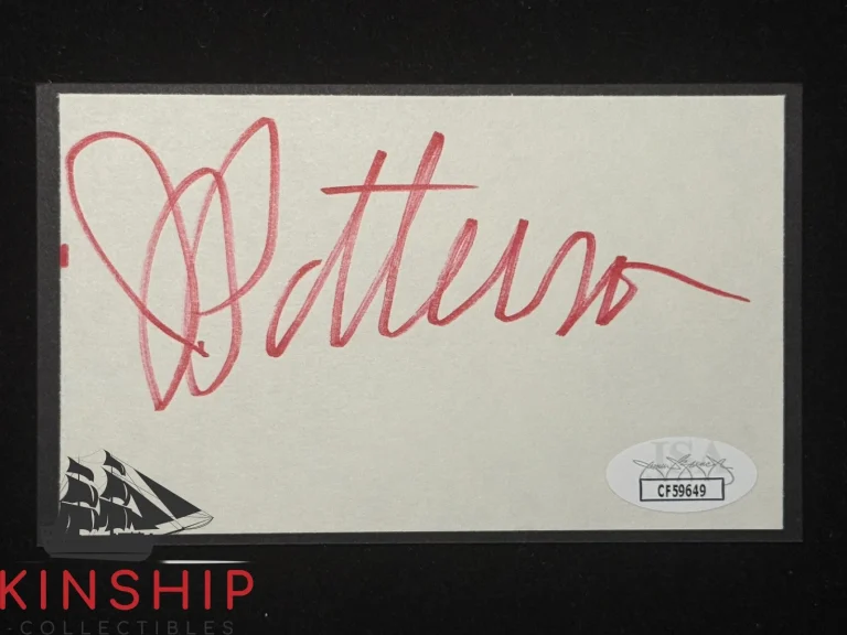 James Patterson signed Cut JSA COA Author Auto Z2459