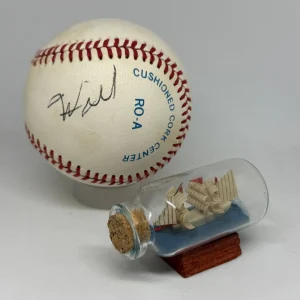 Wilt Chamberlain signed Rawlings OAL Baseball JSA LOA Basketball HOF Auto A4172