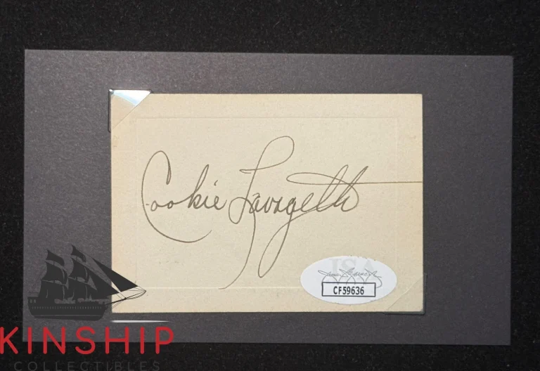 Cookie Lavagetto signed Cut JSA COA Baseball Auto Dodgers Z2465