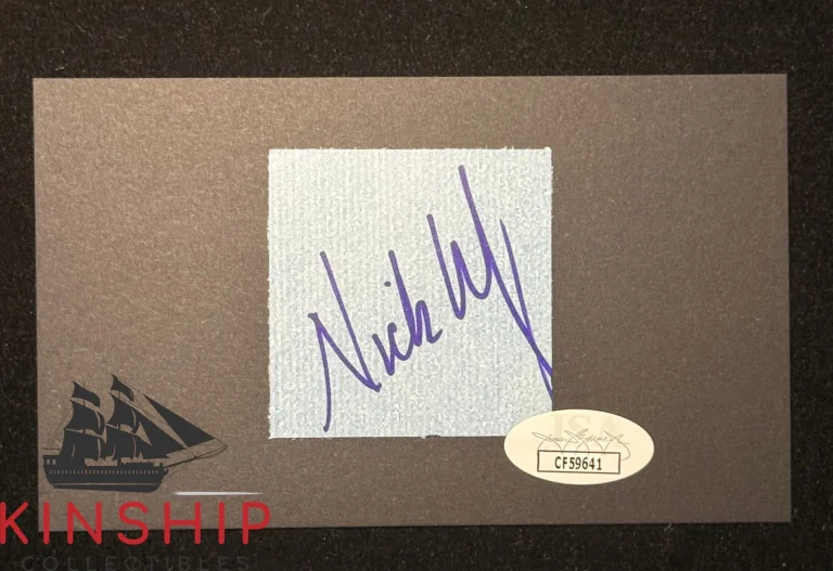 Nick Wyman signed Cut JSA COA Actor Auto Z2473