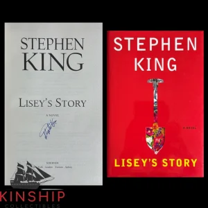Stephen King signed Lisey's Story Hard Cover Book JSA LOA Rare Auto E366