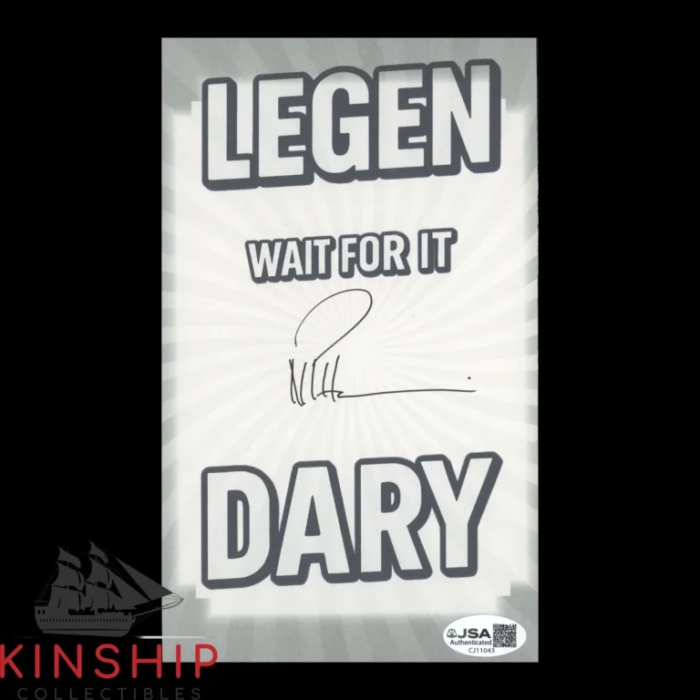 Neil Patrick Harris signed Legendary Quote Print JSA COA Actor Auto Rare Z2478