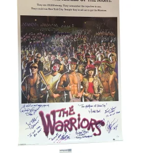 The Warriors Movie Cast Signed Movie Poster w Quotes Exact Proof ACOA