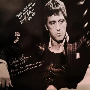 Al Pacino and Scarface Cast Signed  24x36 Poster PSA