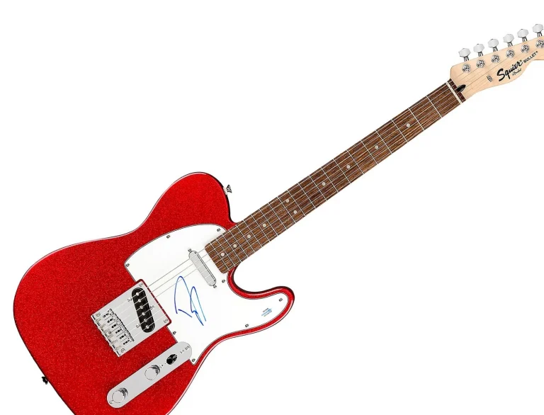 Dave Grohl Signed Sparkling Red Fender Telecaster - COA & ACOA Certified