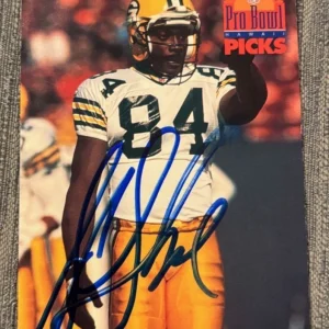 1993 Heads & Tails Sterling Sharpe signed autographed card SB6 Pro Bowl Picks