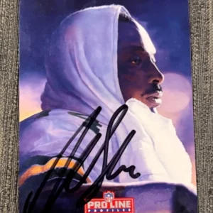 1992 Pro Line Profiles #5 Sterling Sharpe signed autographed card Green Bay HOF