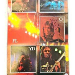 Pink Floyd Roger Waters Nick Mason Autographed 1973 20x30 Album Photo Poster ACO