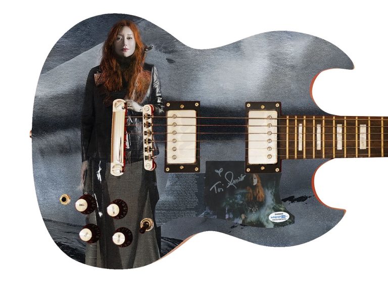 Tori Amos Signed Autographed Custom Photo Graphics Guitar ACOA