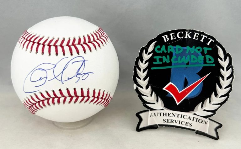 Charlie Morton Signed Authentic MLB Baseball Atlanta Braves Beckett BAS COA