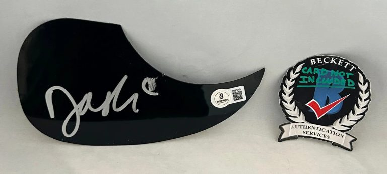 Dasha Signed Acoustic Pickguard Beckett BAS COA