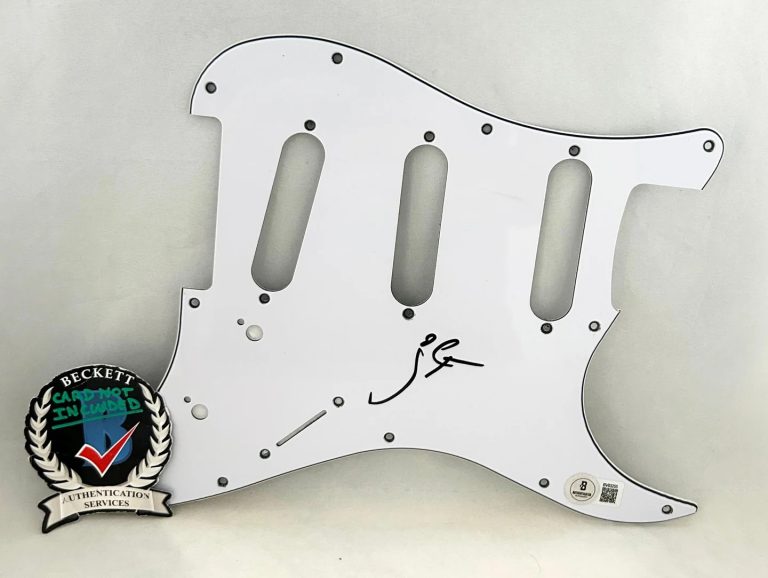 Jeremiah Fraites Signed Electric Pickguard The Lumineers Beckett BAS 1 COA