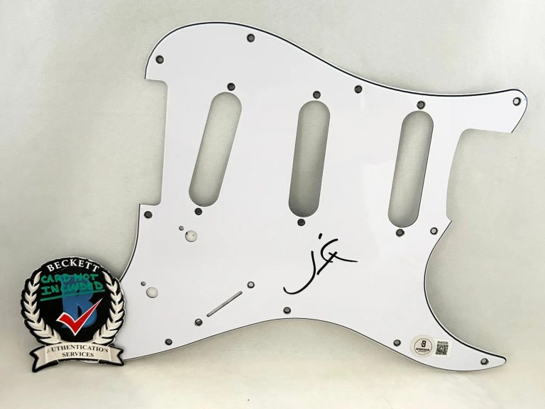 Jeremiah Fraites Signed Electric Pickguard The Lumineers Beckett BAS COA