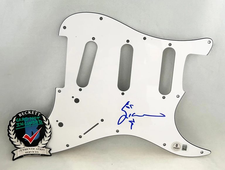 Yngwie Malmsteen Signed Electric Pickguard Beckett BAS 1 COA