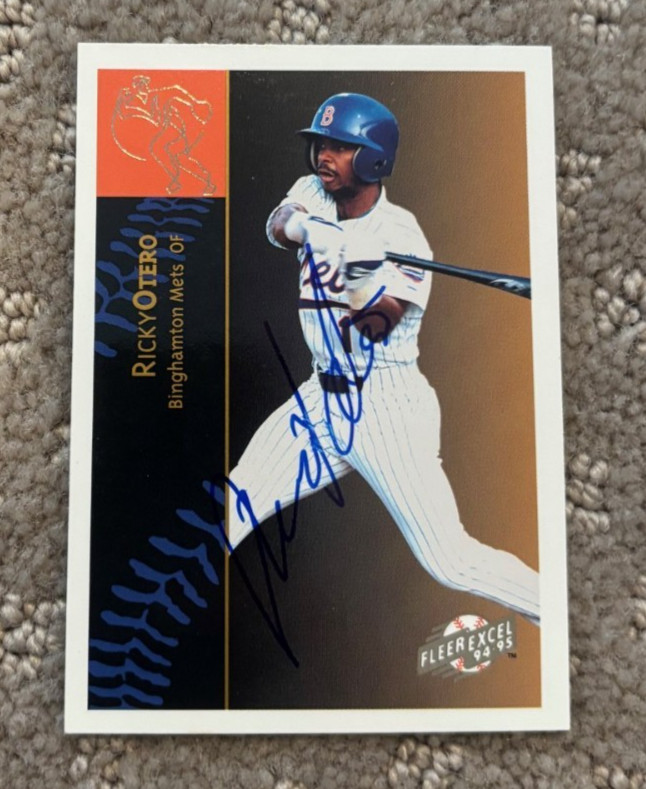 Ricky Otero autographed signed Card Binghamton Mets 1994 Fleer Excel #234